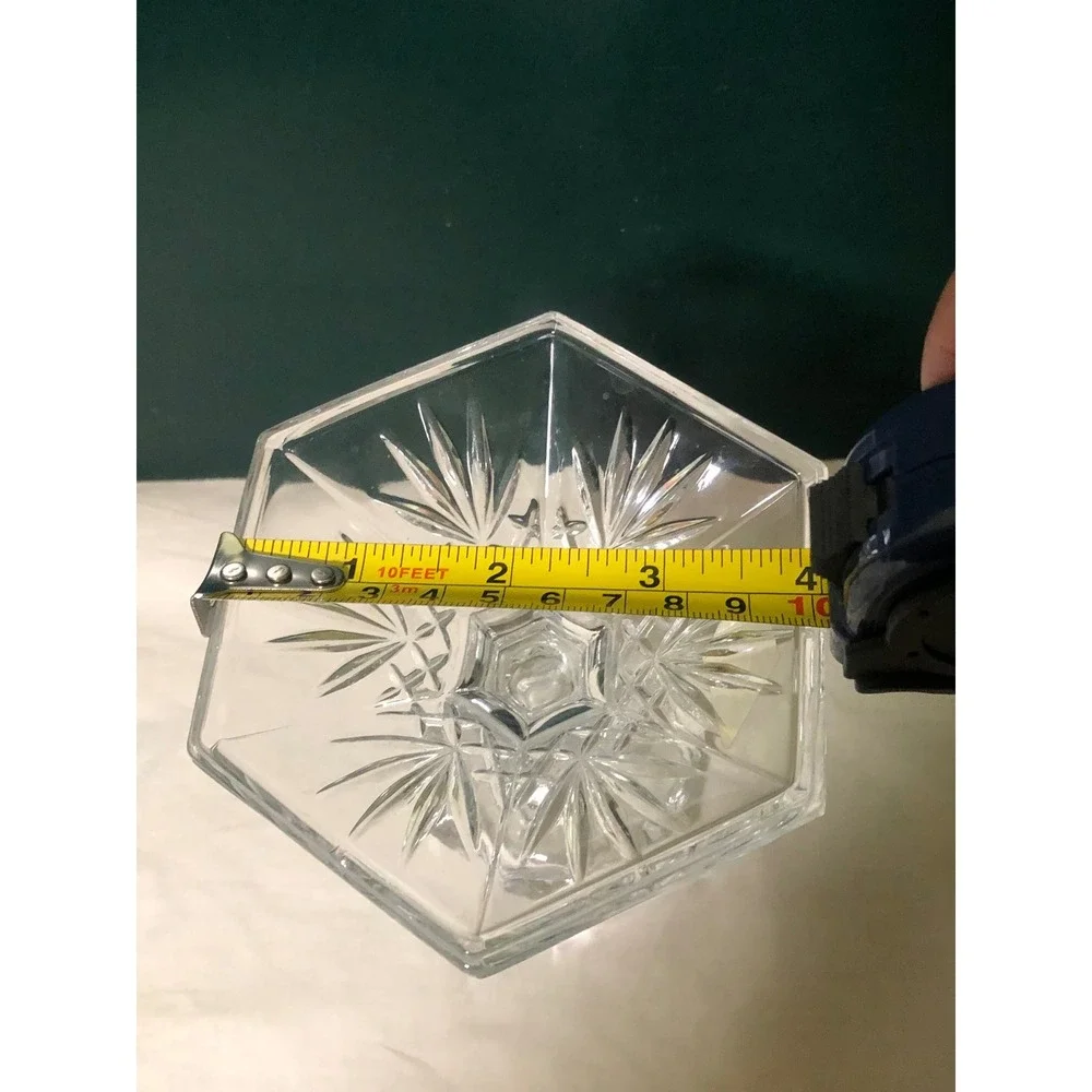 Shannon Crystal Designs of Ireland 24% Lead Crystal 7 Inch Candlestick Holder